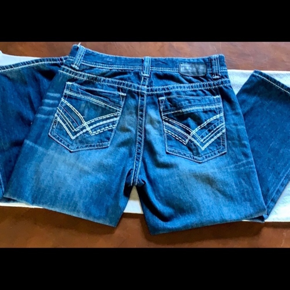 Men’s buckle BKE black jeans